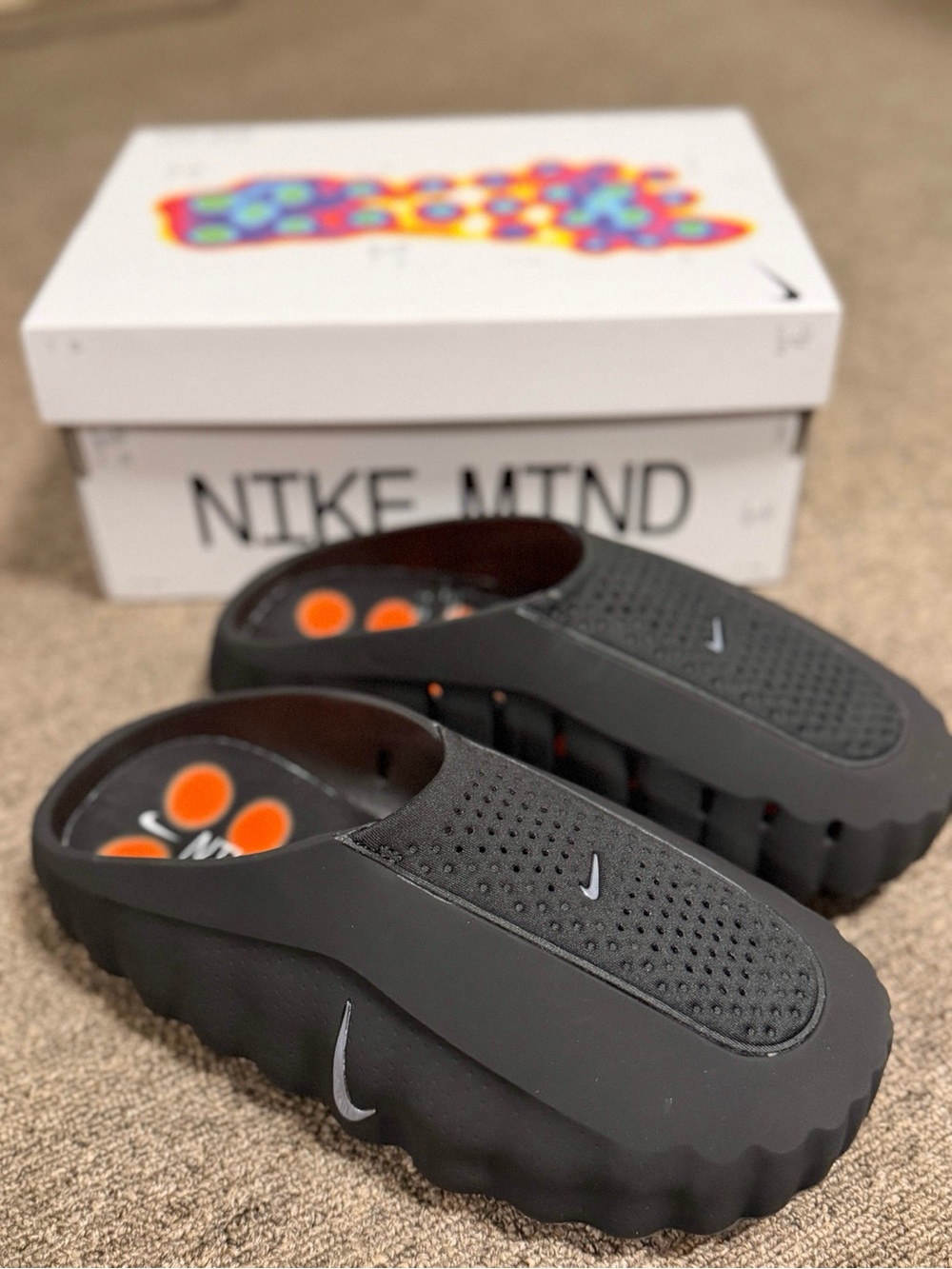 #Nike Mind 001 Slide “Black Chrome”